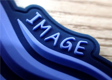 S / M/L dunkelblaue Gummiflecken 3D/Gummi-Aufkleber für Kleidung