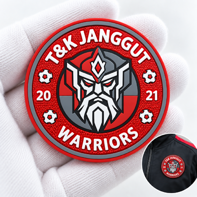 Custom 3D TPU Raised Logo Badges - Waschbare und umweltfreundliche Silikon-Gummi-Etiketten für Gaming-Teams