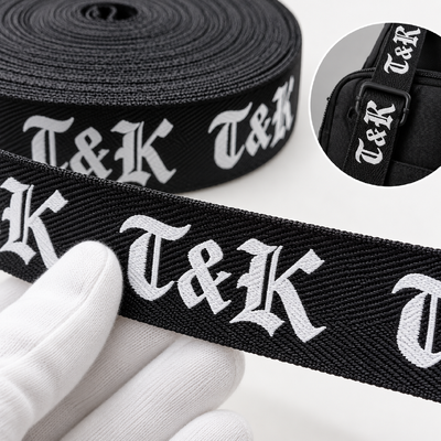 Umweltfreundliches, strapazierfähiges elastisches Band und Gurtband mit individuellem Durchmesser für Sportbekleidung und Bekleidung