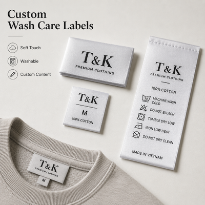Umweltfreundliche, individuell gestaltete gewebte Kleidungsetiketten mit kostenlosen Musterkosten für Damenmode-Marken
