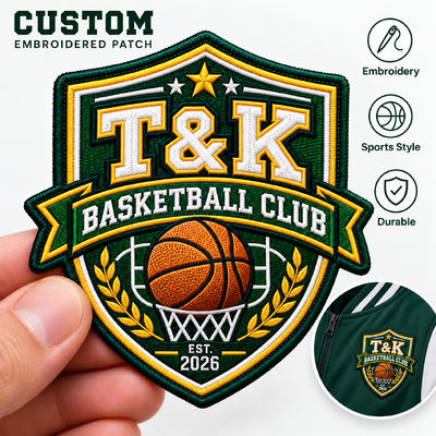 Sportpatches für Basketballteams und Bekleidung