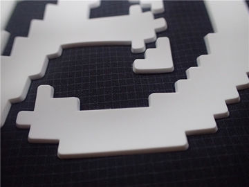 Kundenspezifische weiße Silikon-Formteil-Wärmeübertragungs-Aufkleber für Stärke der Kleidungs-0.6MM