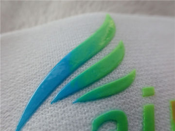 Glänzendes buntes Silikon-Drucklogo-weiches elastisches Band ungiftig